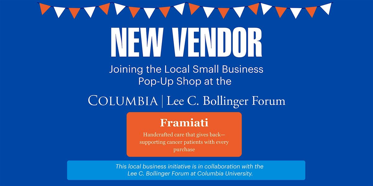 POP-UP Market at the Lee C. Bollinger Forum