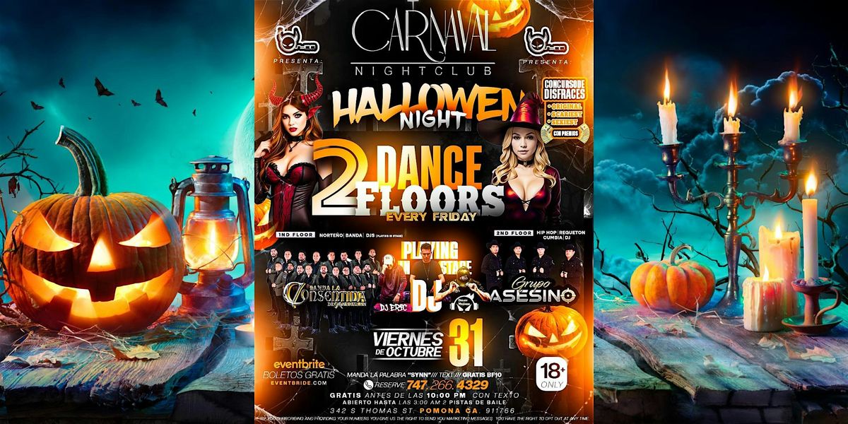 Friday Night Octubre 31 - Banda, Norte\u00f1o, y Reggaeton