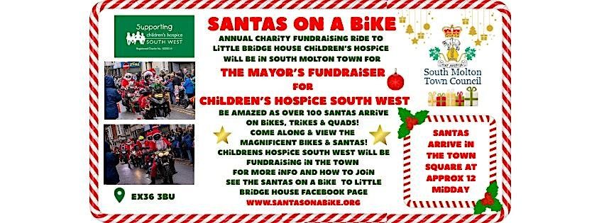 Santas on a Bike - The Mayor's Fundraiser for Children's Hospice South West
