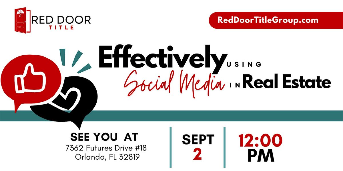 Effectively using Social Media in Real Estate