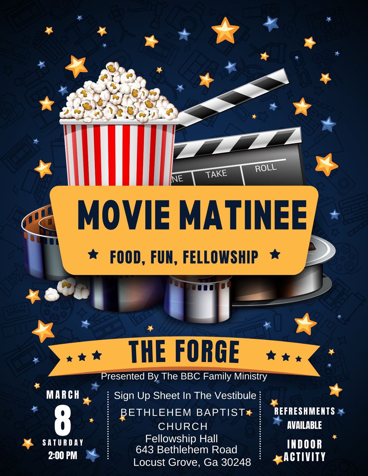 BBC Family Ministry Presents A Movie Matinee 