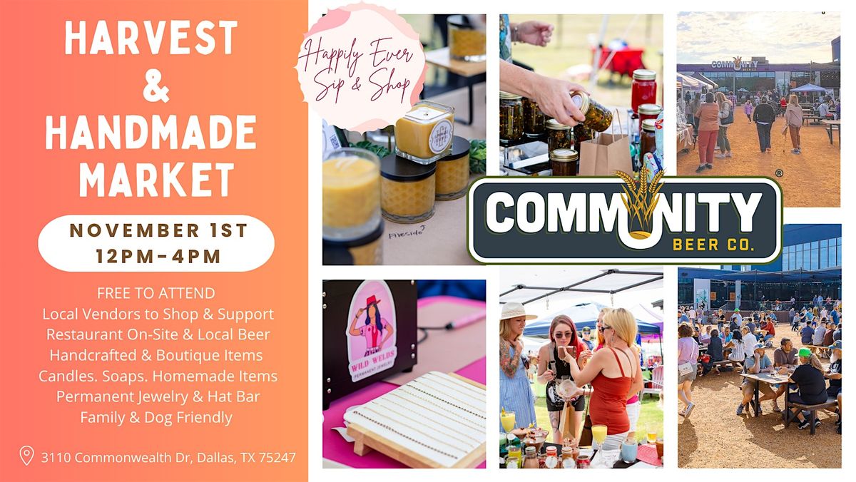 Dallas Harvest and Handmade Vendor Market