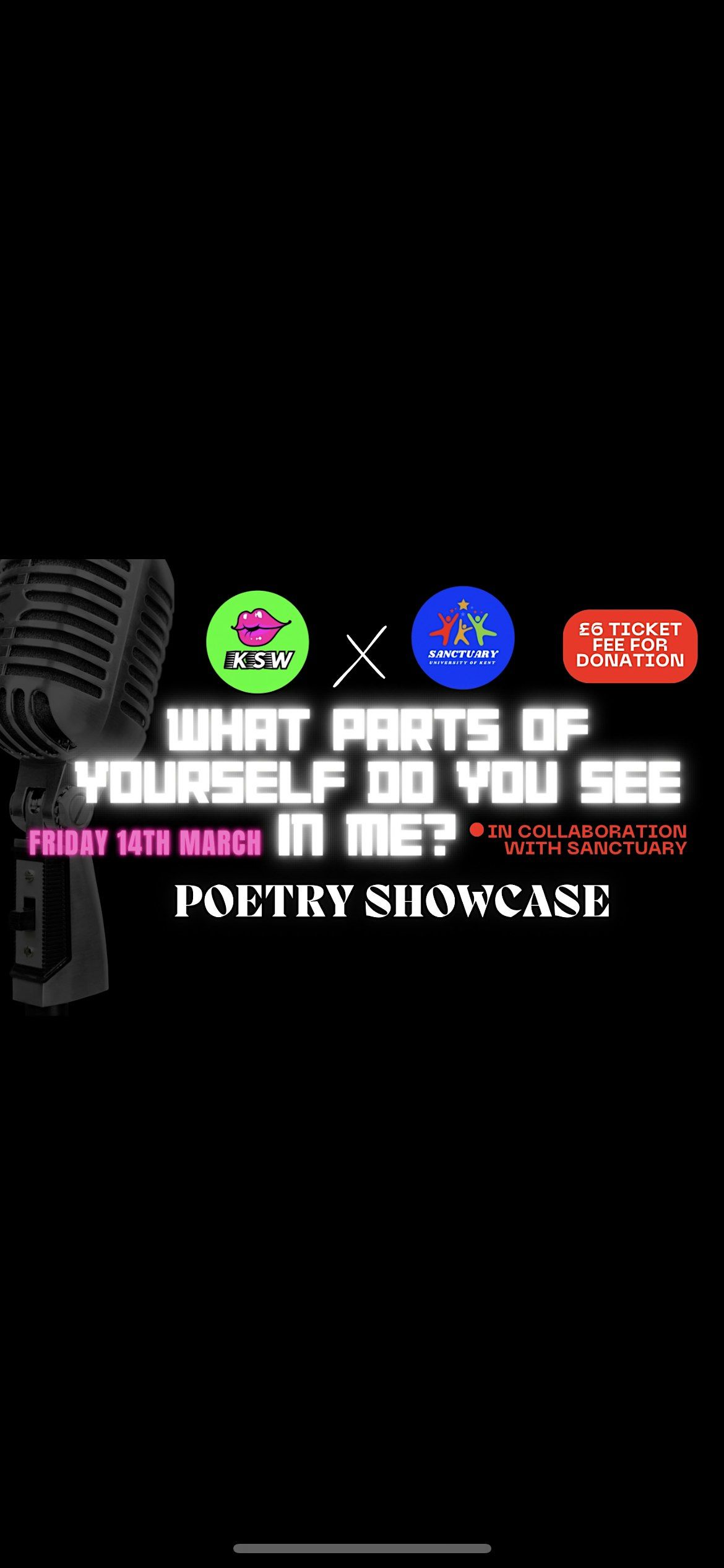 Poetry Showcase & Fundraiser: What Parts of Yourself Do You See in Me?