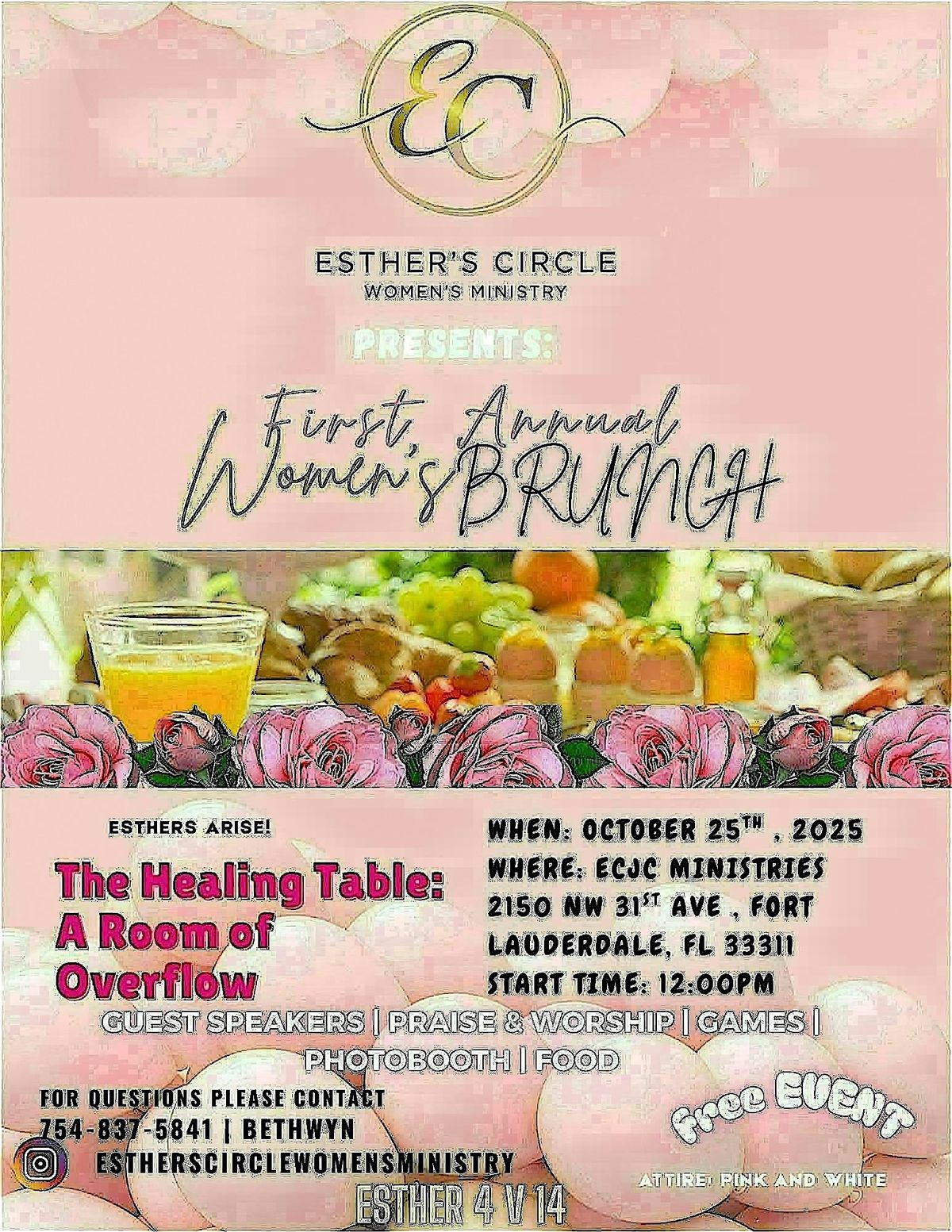 Esther\u2019s Arise! (Women\u2019s Brunch)