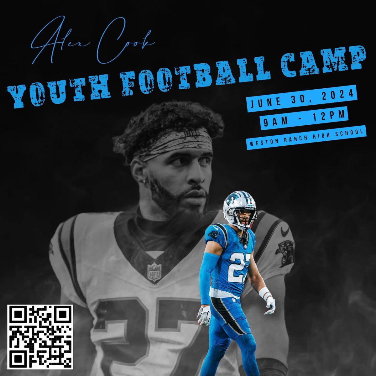 Sign-ups closed:  1st Annual Alex Smith Football Camp