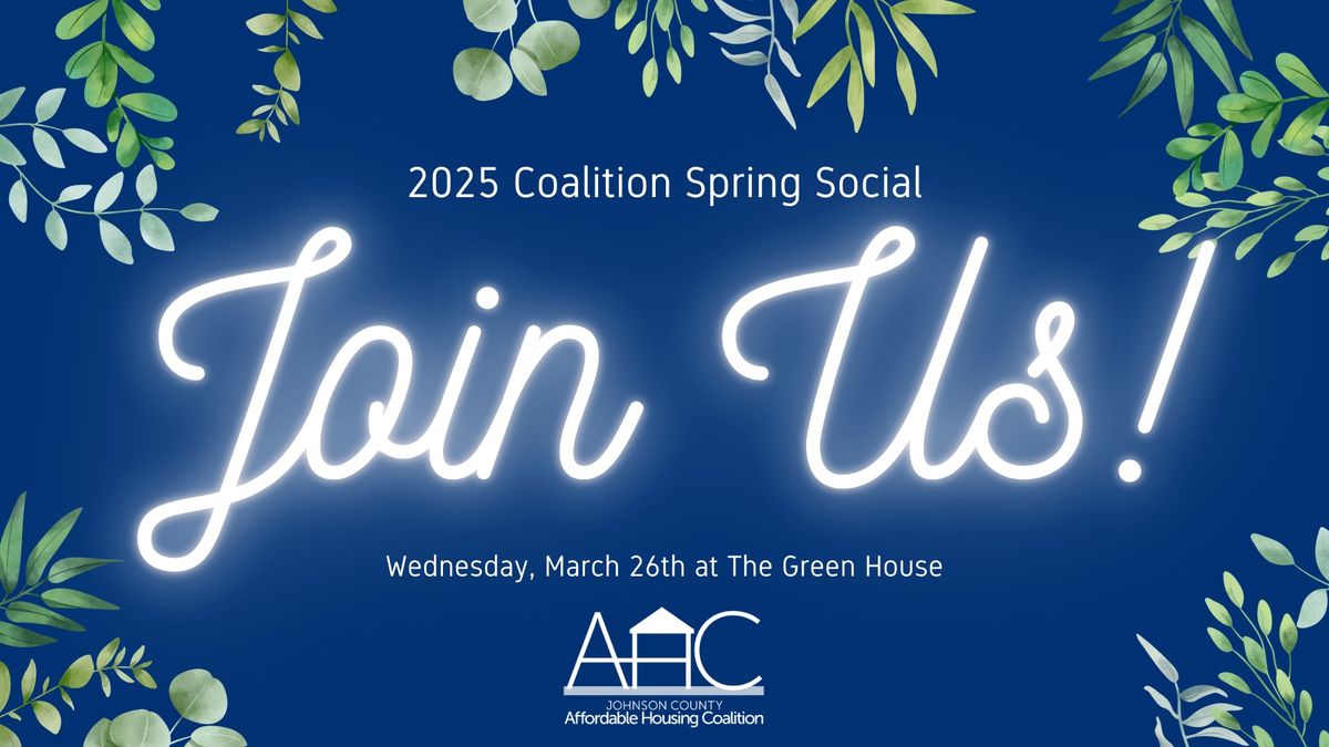 Spring Social for the Johnson County Affordable Housing Coalition