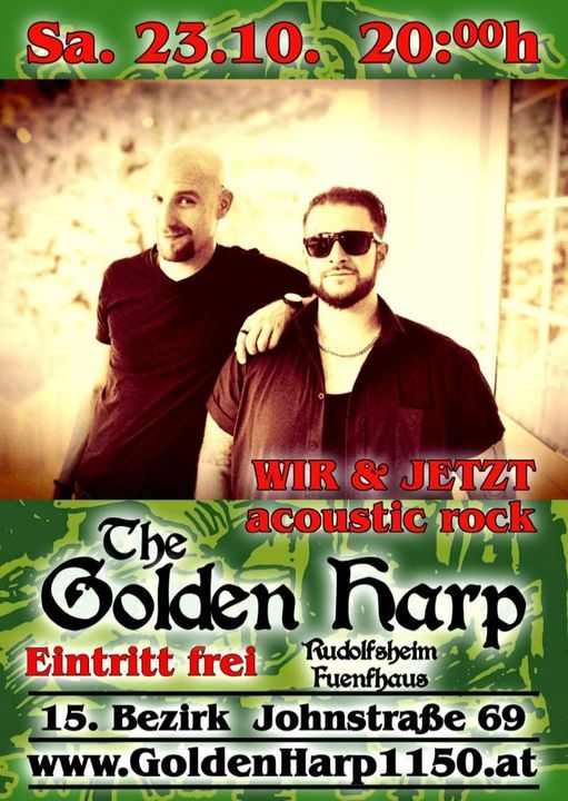 WIR & JETZT Duo live im Golden Harp 1150