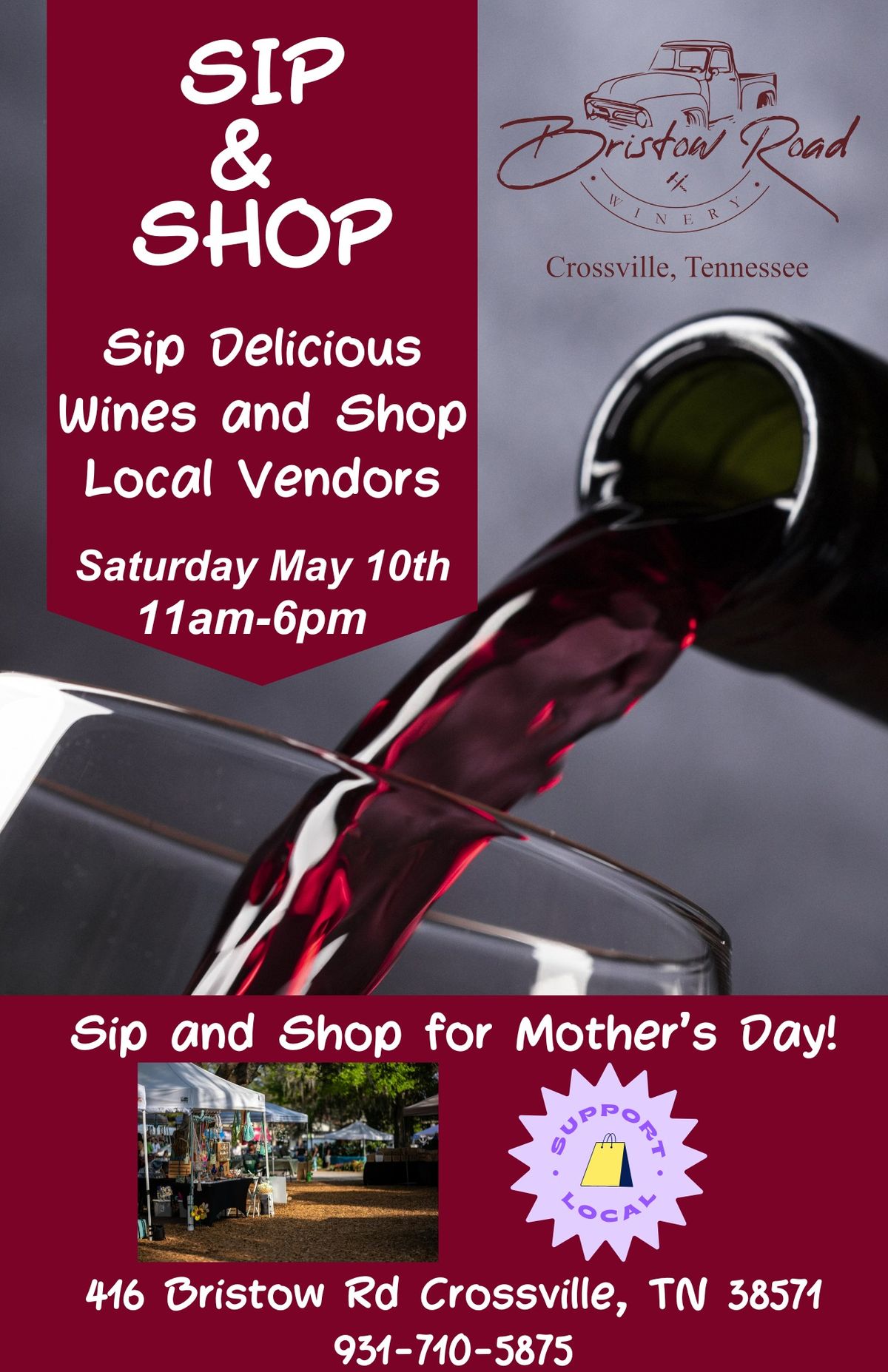 Bristow Road Winery SIP & SHOP