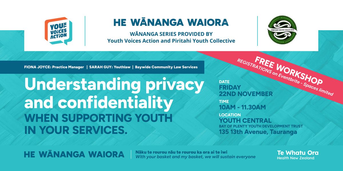 He W\u0101nanga Waiora - A Health & Wellbeing Workshop