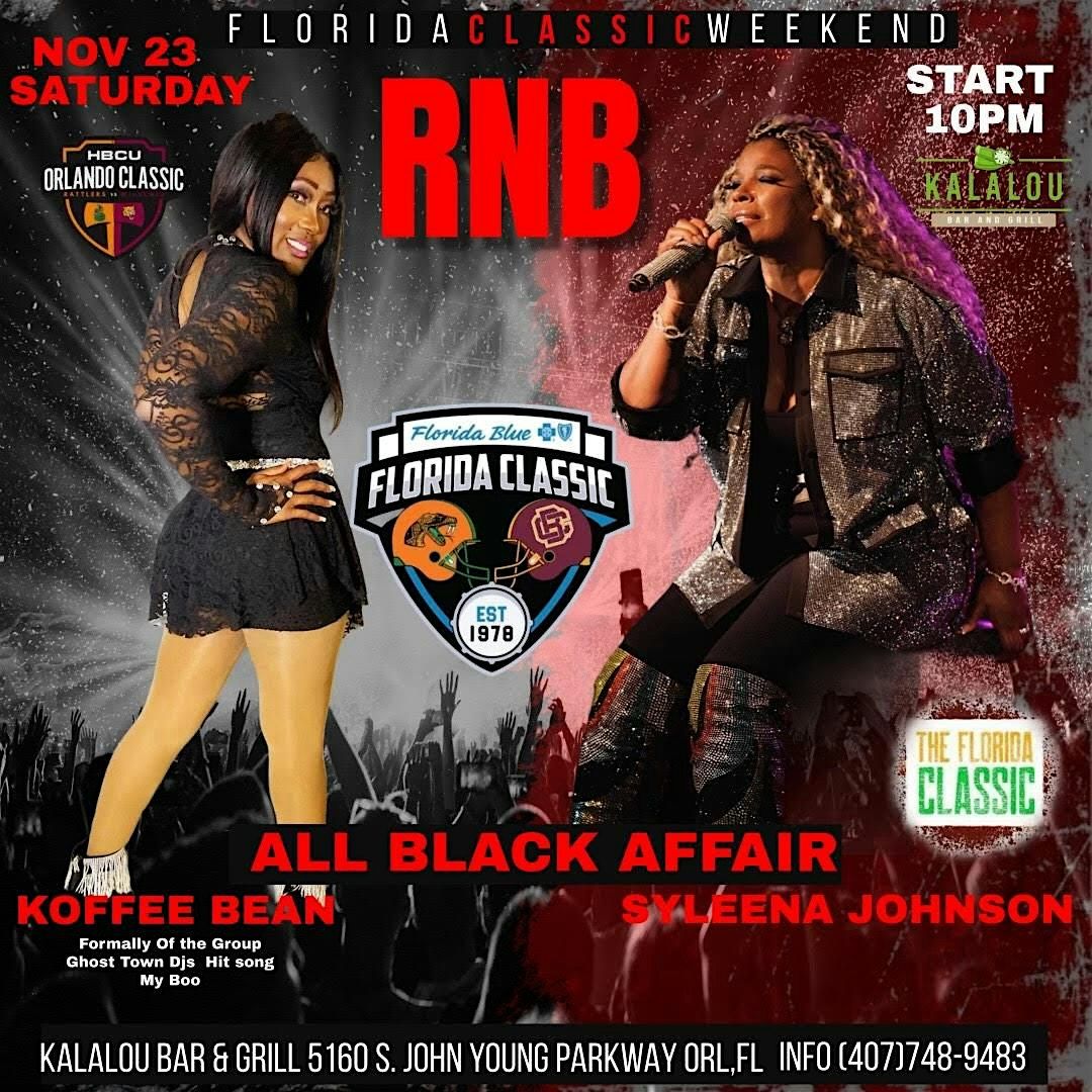 RnB All Black Affair - Classic Weekend Edition