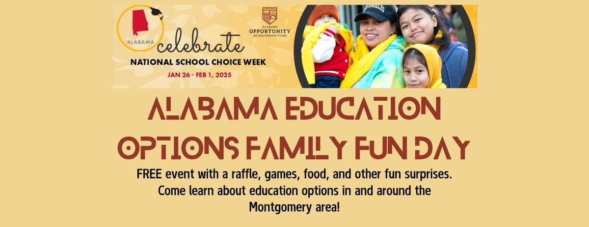 Alabama Education Options Family Fun Day!