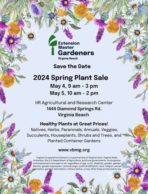 2024 Spring Plant Sale - Va. Beach Master Gardeners