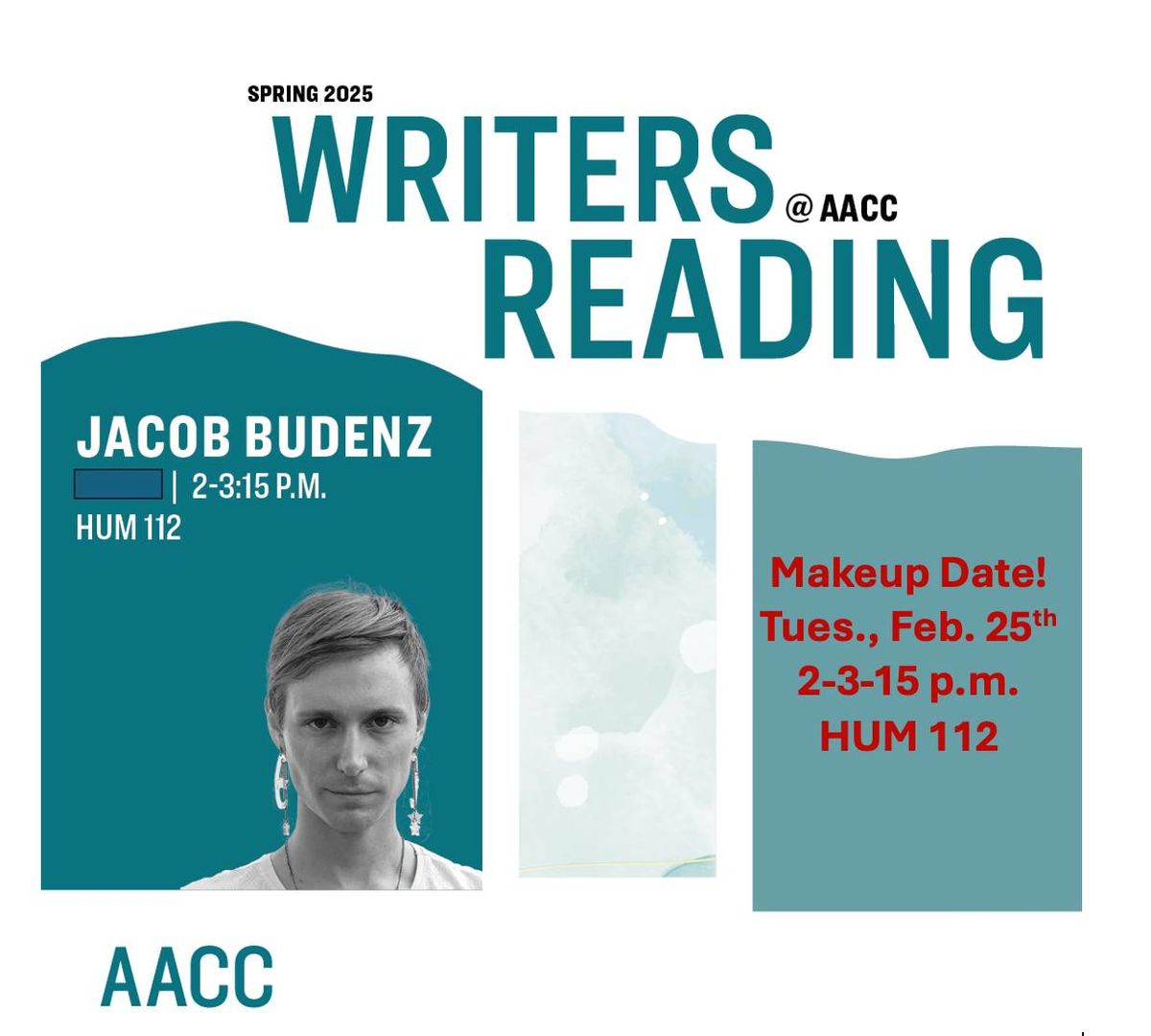 Writers Reading Presents--Jacob Budenz