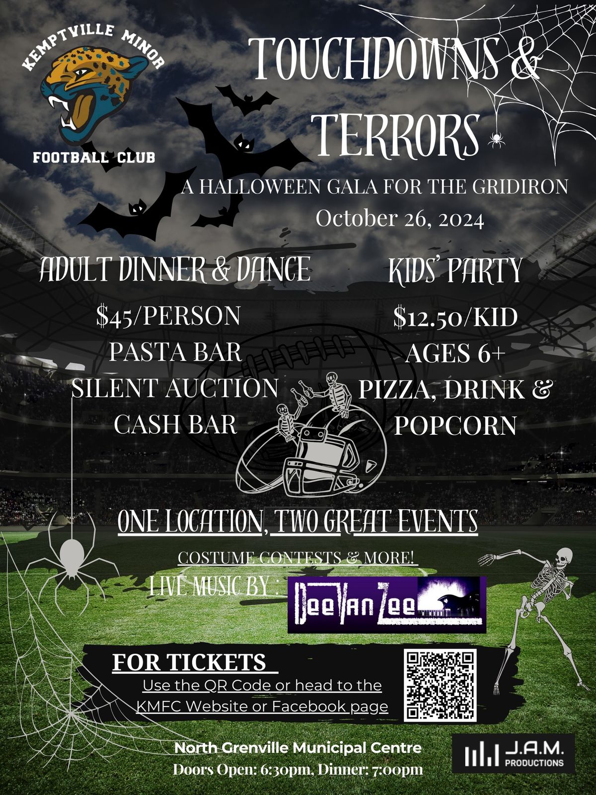 Touchdowns and Terrors Halloween Gala