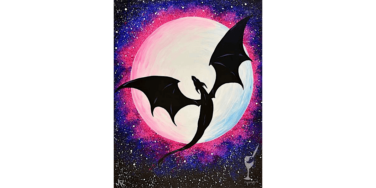 On the Wings of a Dragon - Paint and Sip in Houston | Classpop!\u2122