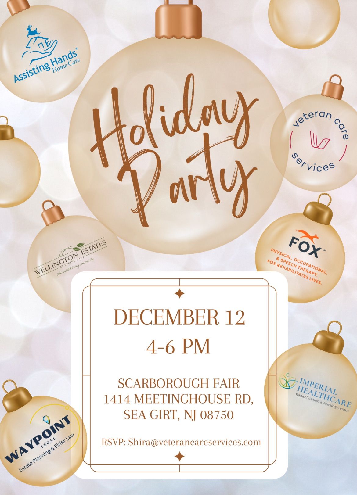 Holiday Happy Hour at Scarborough Fair 