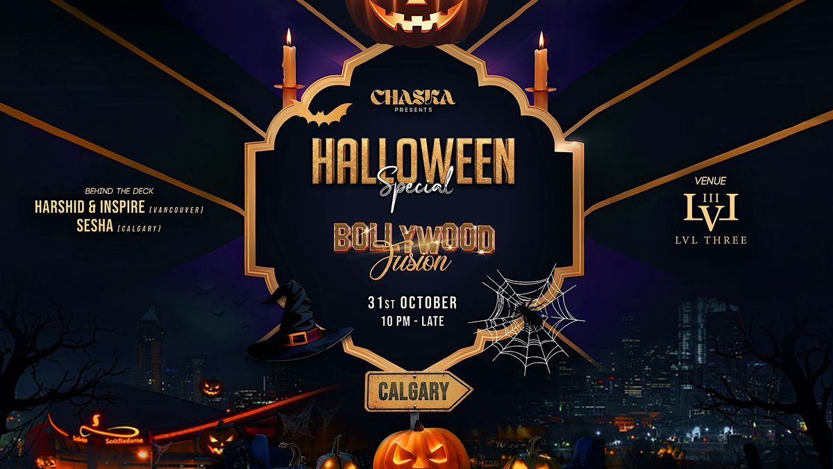 CHASKA Presents: Halloween Special - Bollywood Fusion at LVL Three