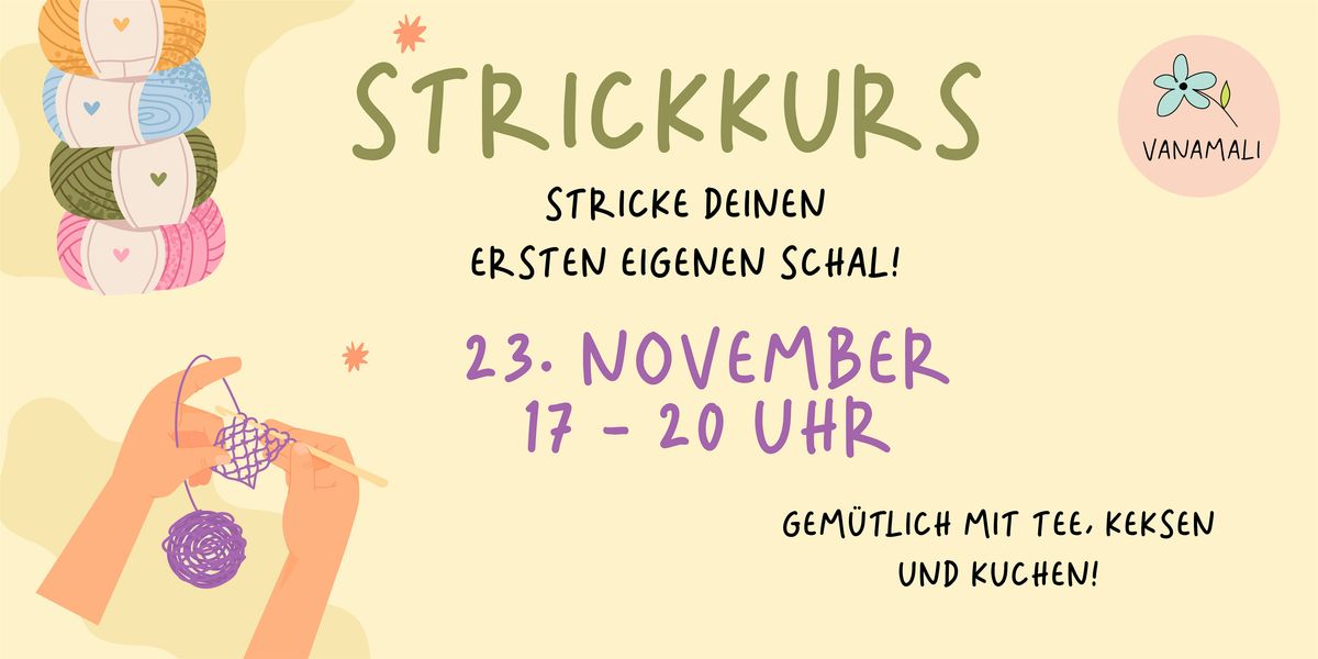 Stricken ohne Vorkenntnisse - stricke deinen eigenen Schal