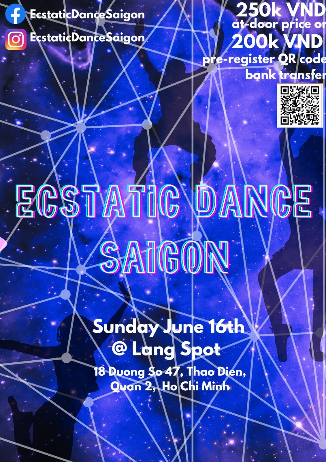 #4 Ecstatic Dance Saigon - (including warm up games, live DJ set and a live musical performance)