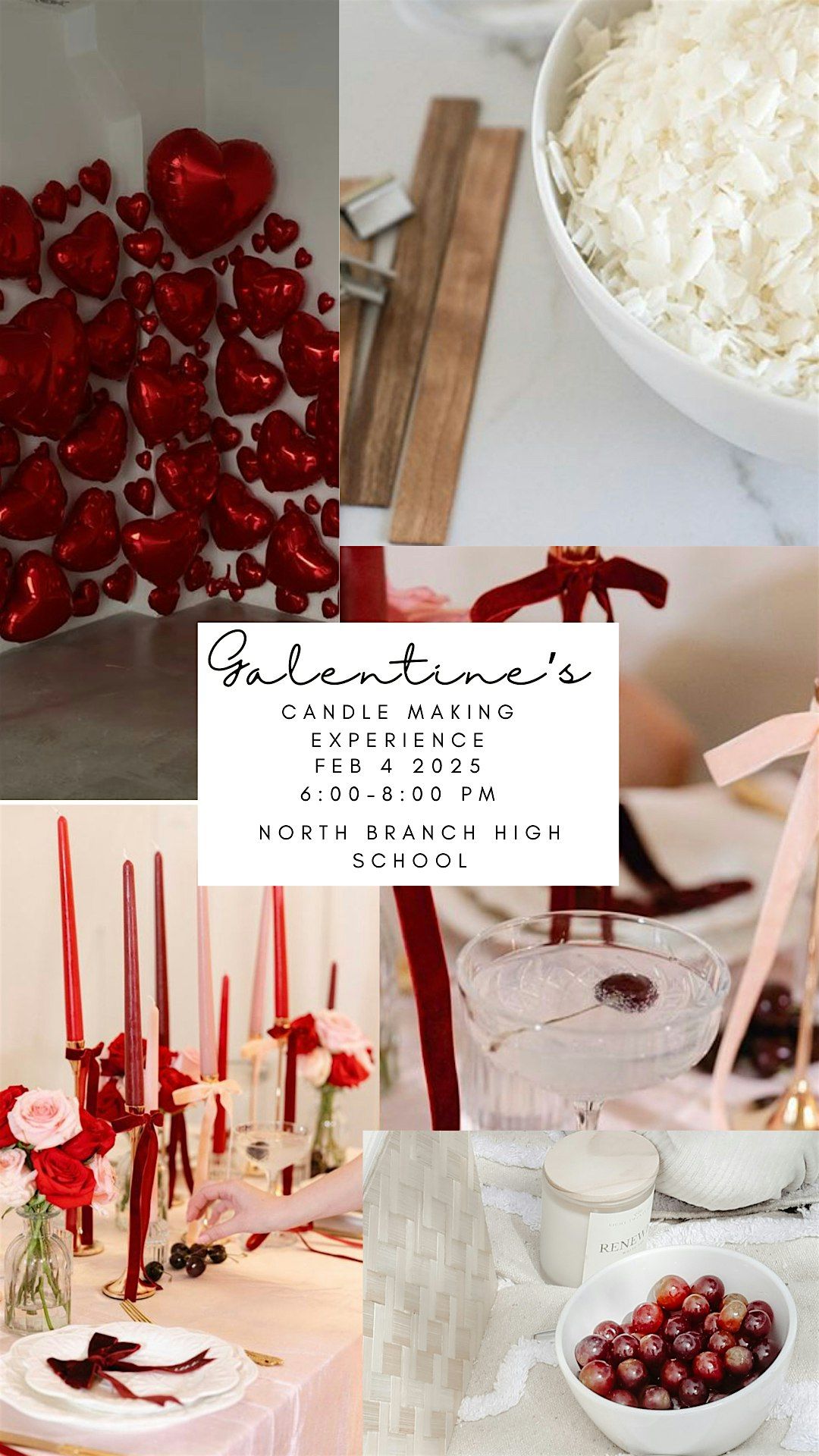 Candle Making Experience - Galentine\u2019s (INFO ONLY)