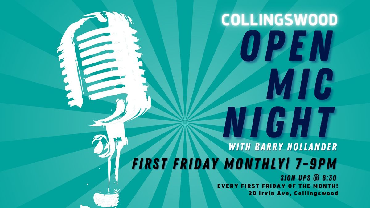 Collingswood: Open Mic Night with Barry Hollander