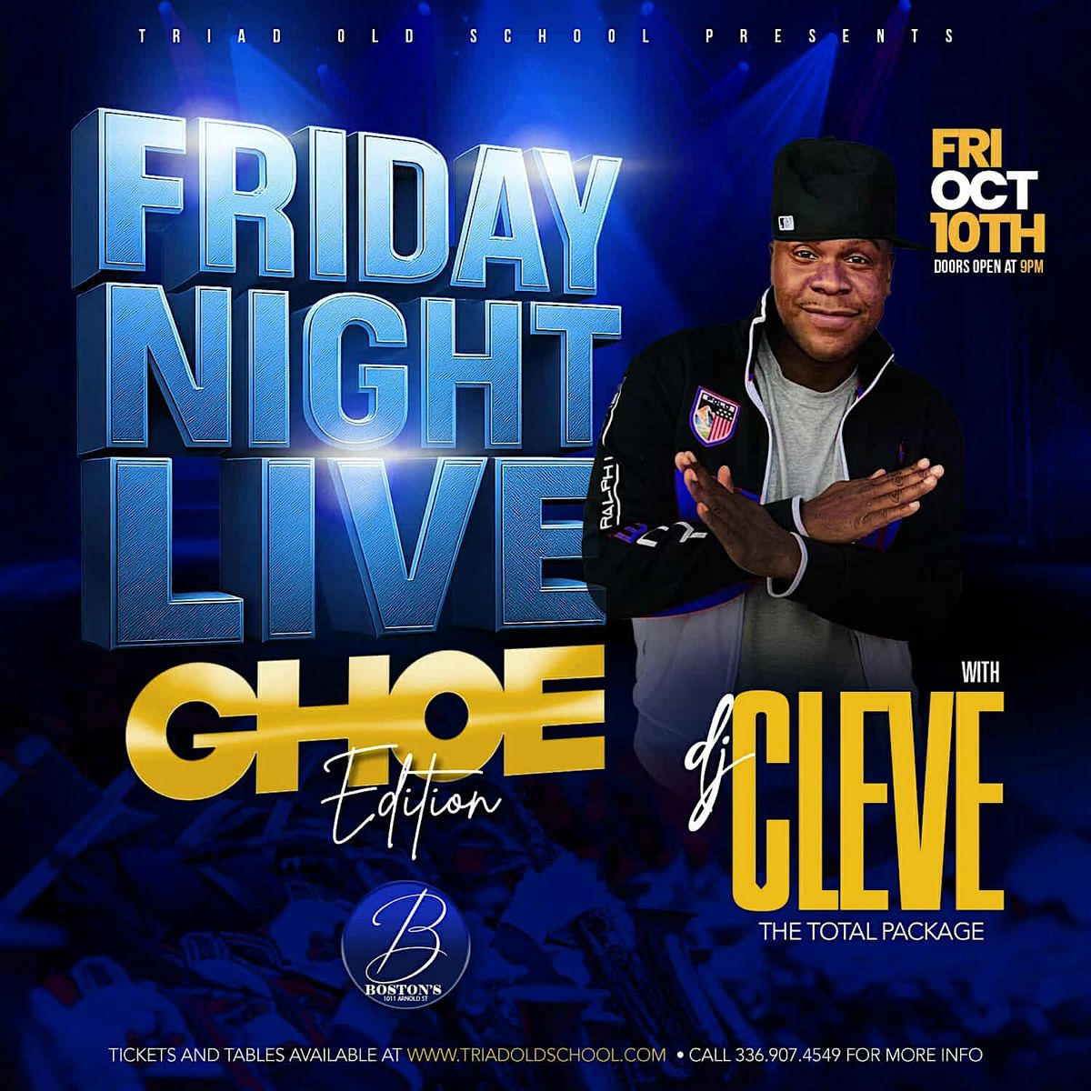 GHOE - FRIDAY NITE LIVE w\/DJ CLEVE