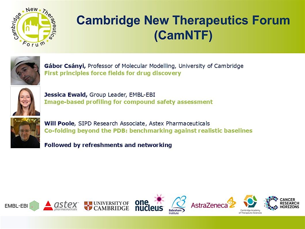 Cambridge New Therapeutics Forum - November 2025 Meeting