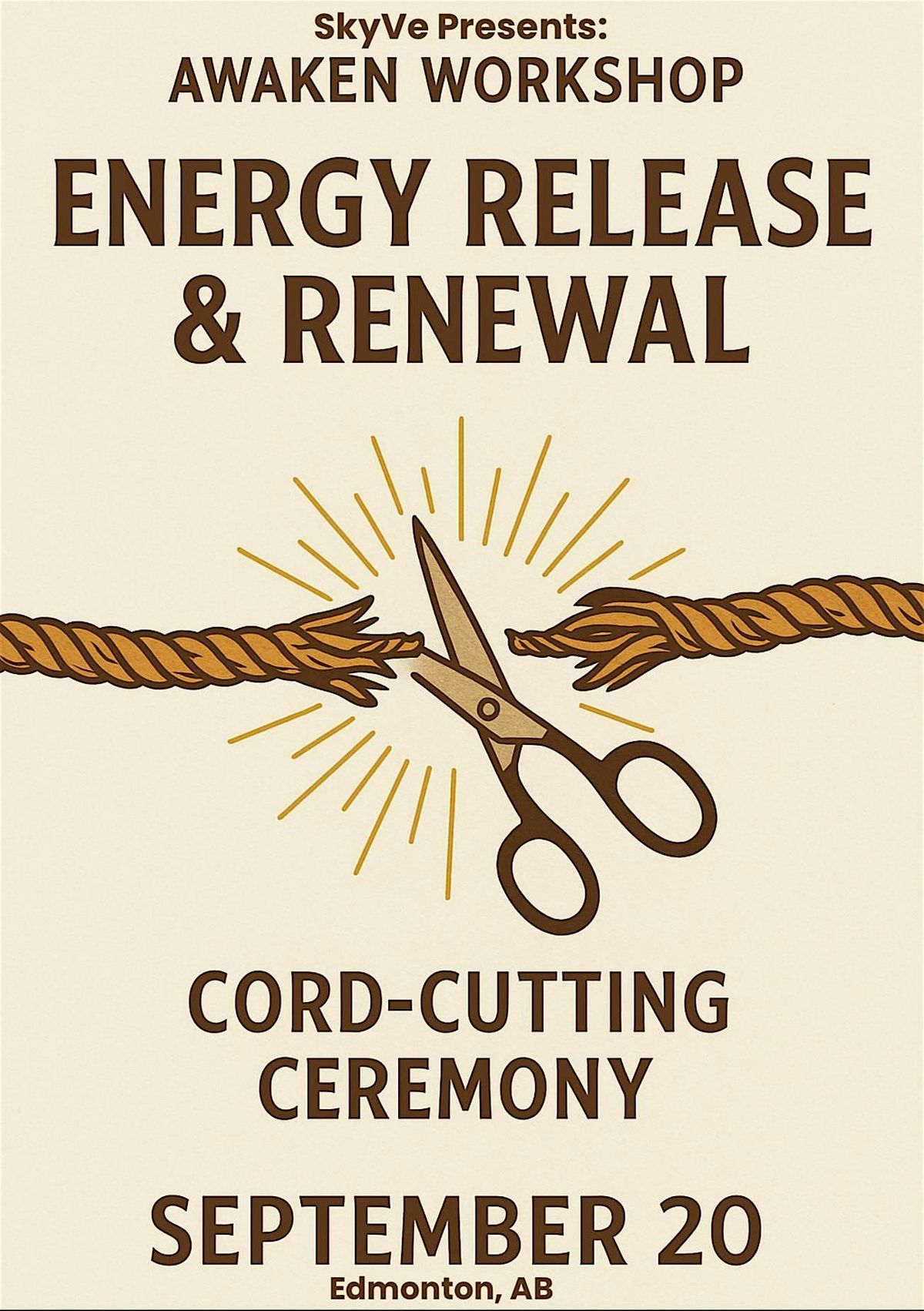 Energy Release & Renewal - Cord Cutting teaching