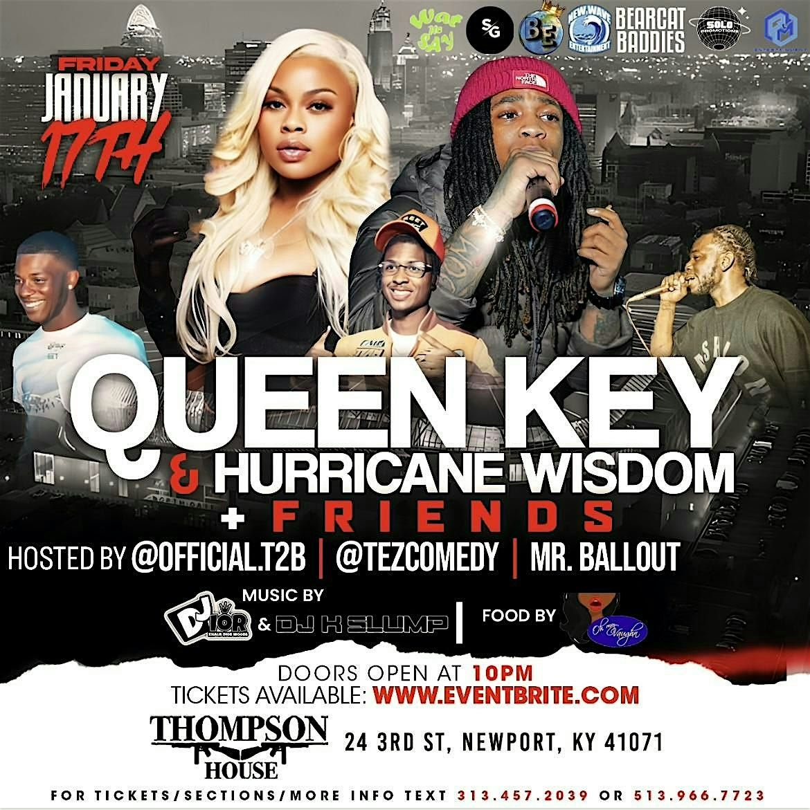 QUEEN KEY & HURRICANE WISDOM + FRIENDS LIVE