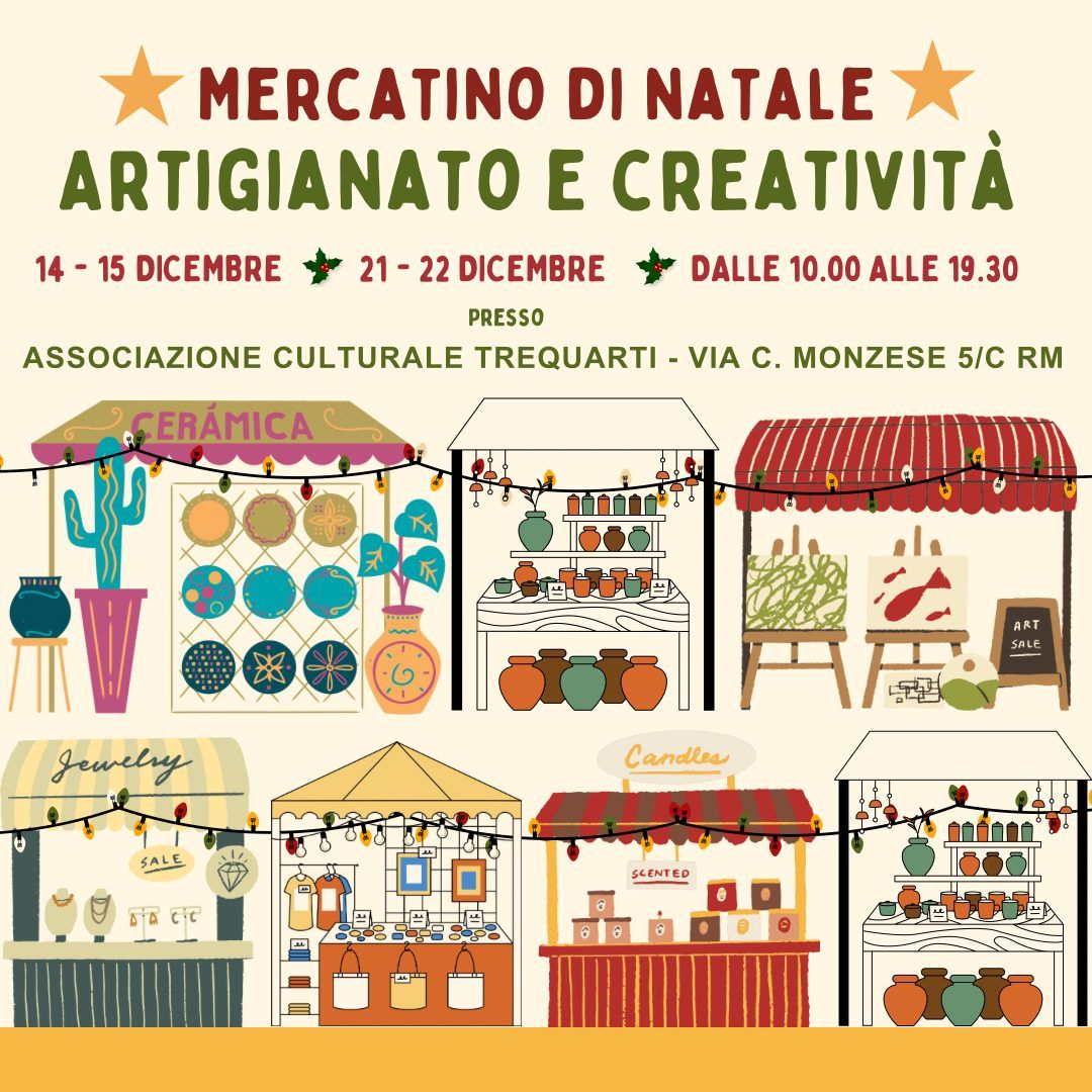 MERCATINO DI NATALE, Artigianato e Creativit\u00e0