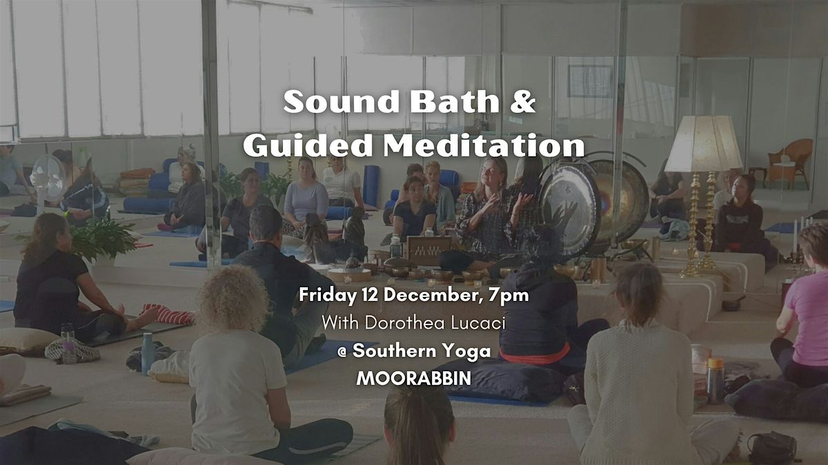 MOORABBIN (Vic): Sound Bath & Meditation
