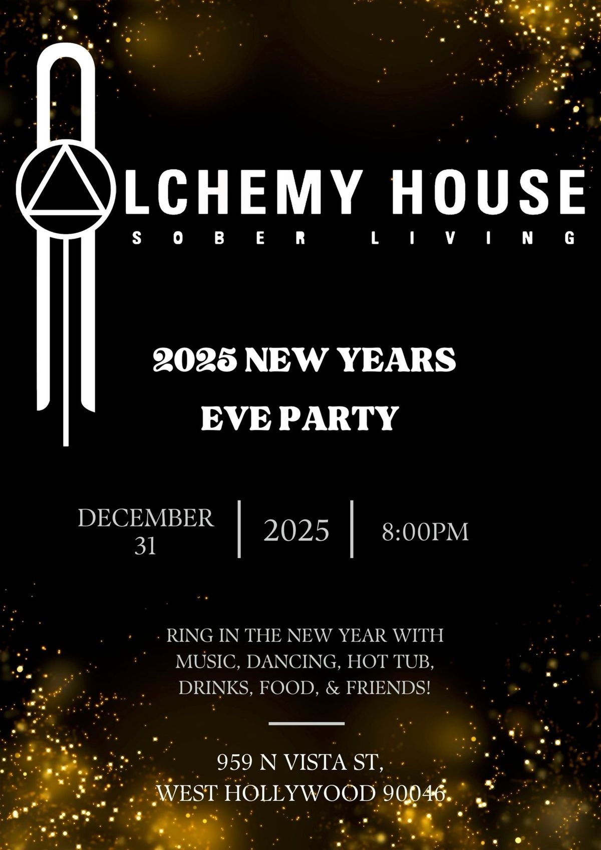 Alchemy House 2025 Sober New Year's Eve Party