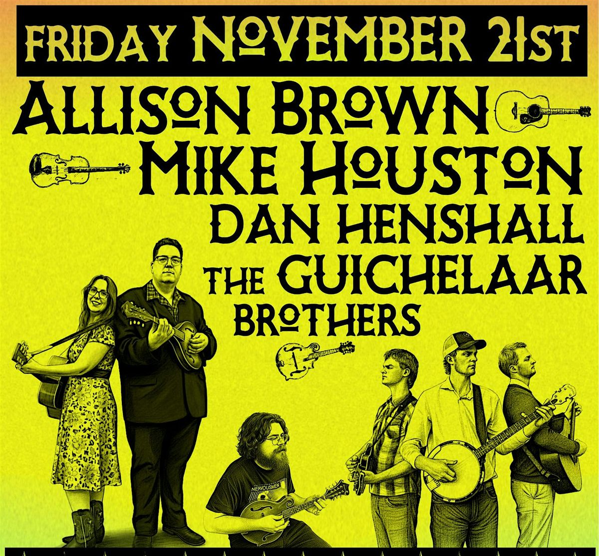 November 21st Richmond Tavern All-Star Bluegrass & Country