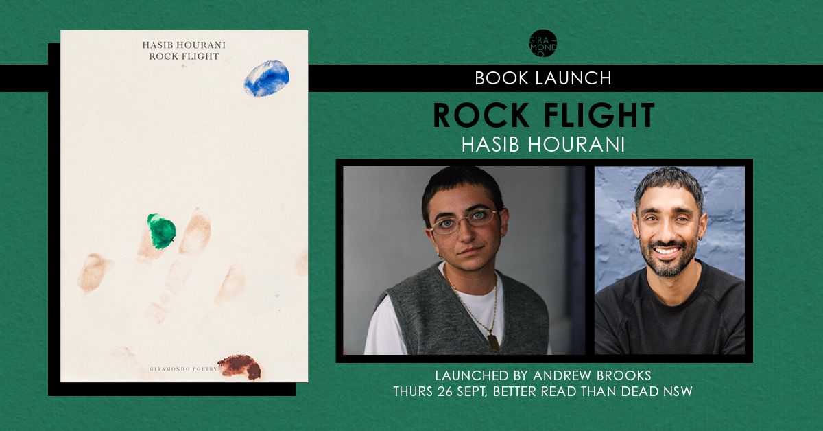 Book launch (NSW): rock flight by Hasib Hourani