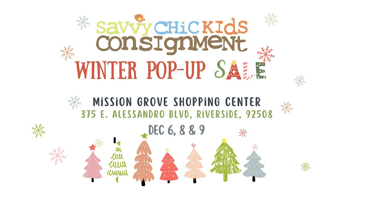 Early Bird  Pop-Up Shopping Event - Riverside, CA