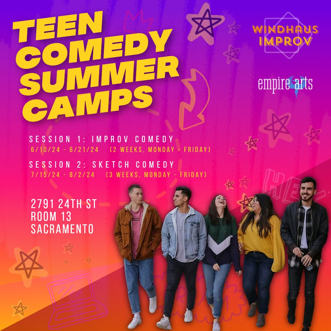 Teen Comedy Summer Camps Session 2: Sketch Comedy (M-F, 7\/15 - 8\/2)