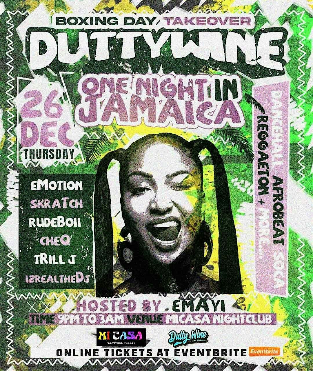 DUTTYWINE(One night in Jamaica)