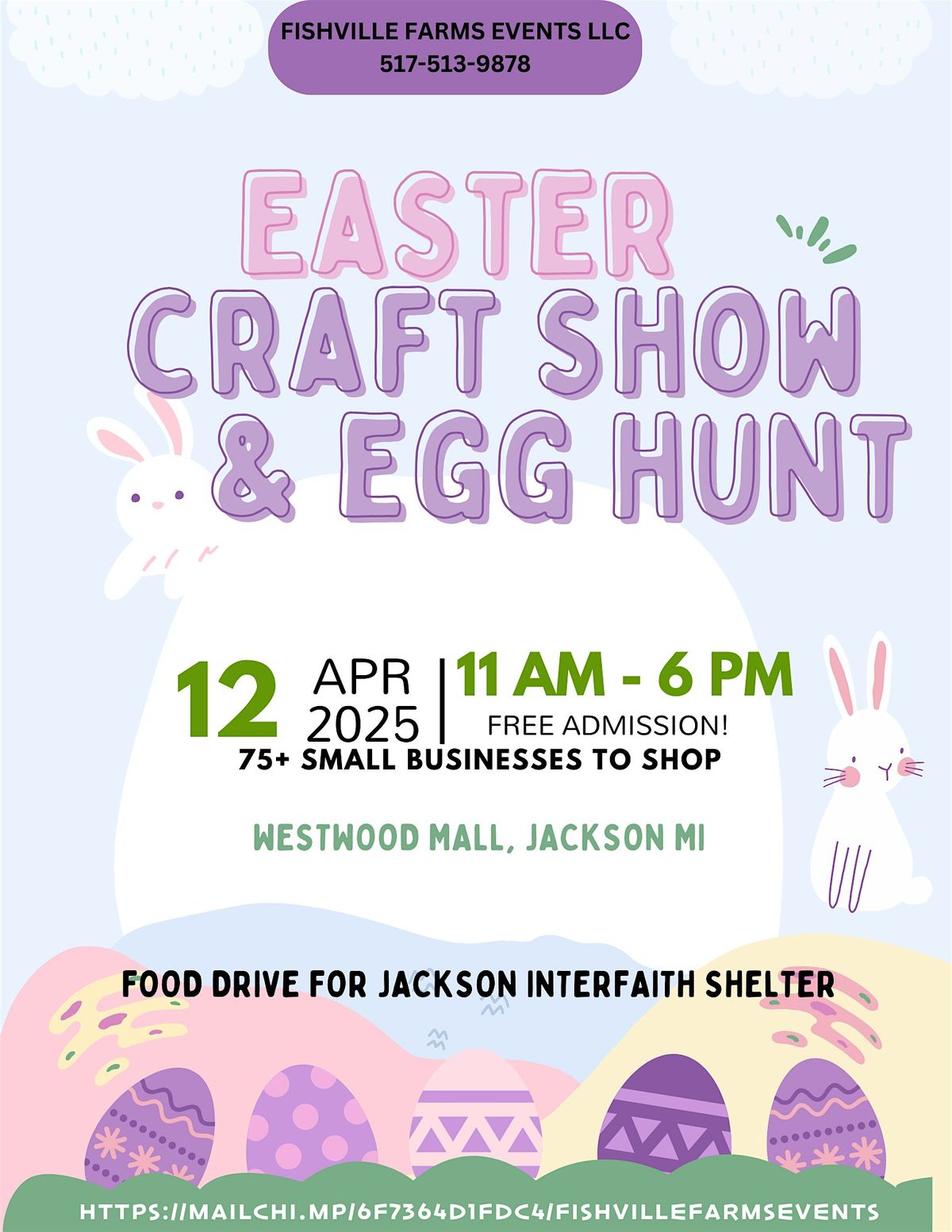 EASTER CRAFT SHOW SHOPPING EVENT & FREE INDOOR EGG HUNT!