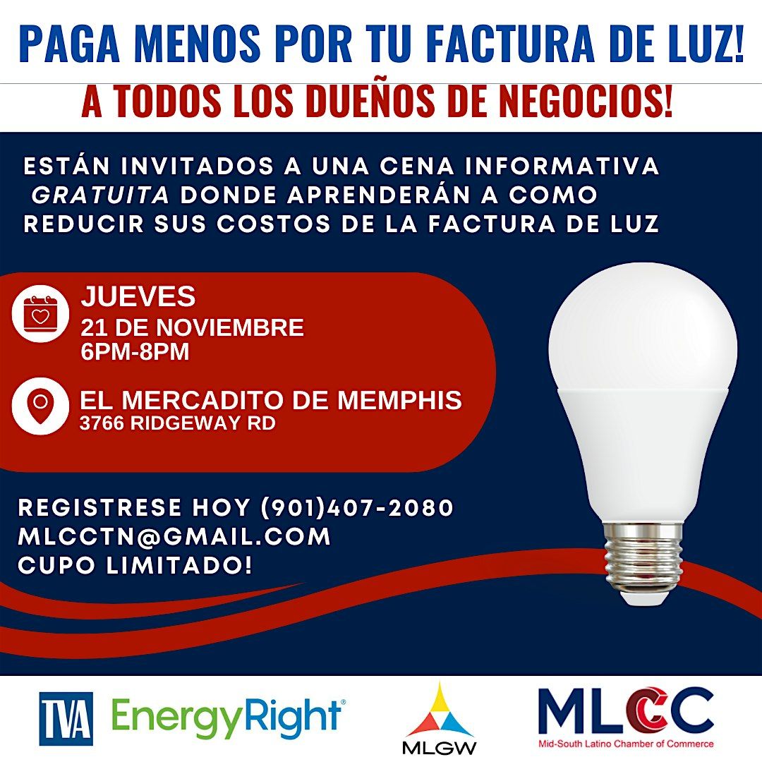 Paga Menos por tu Factura de Luz!