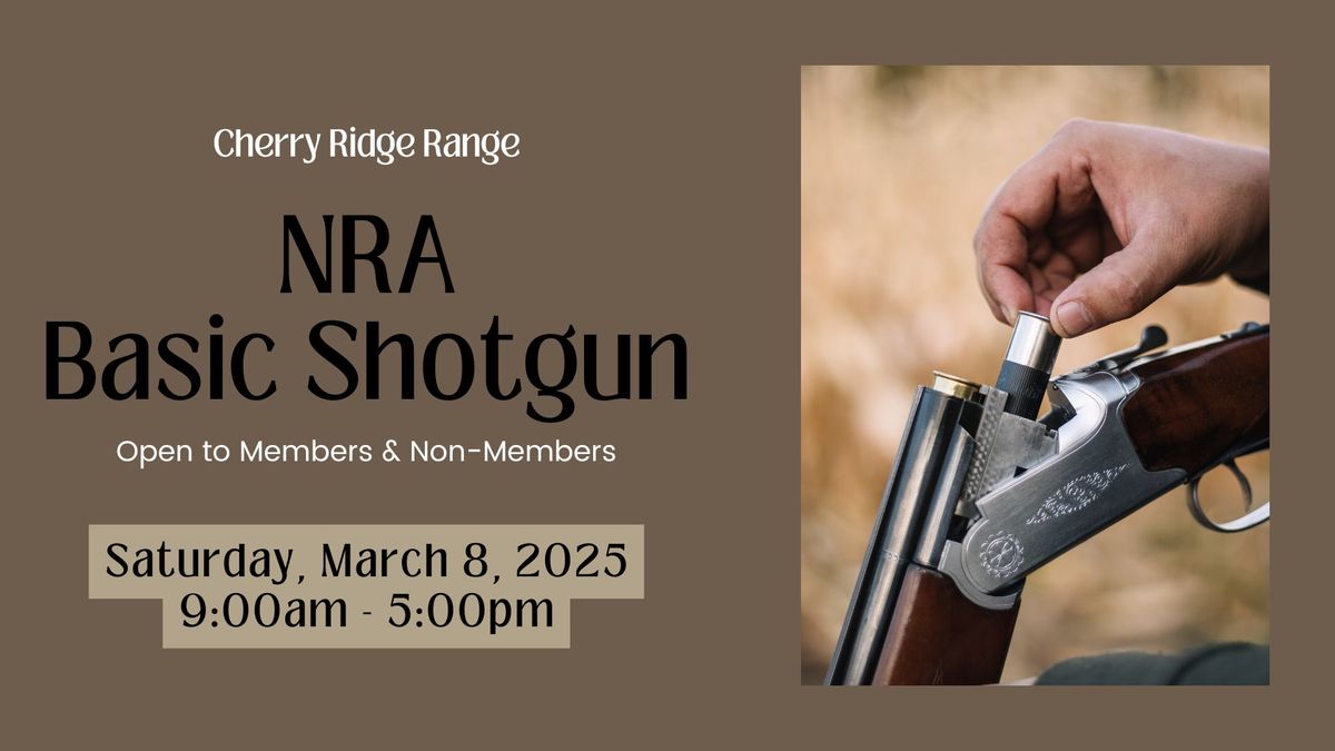 NRA Basic Shotgun Training