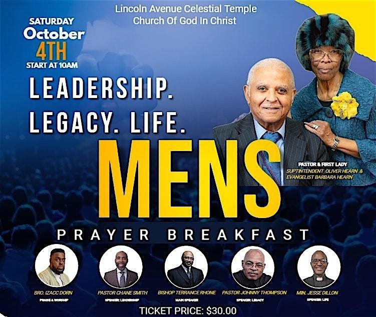 Leadership, Legacy, Life: Men's Prayer Breakfast