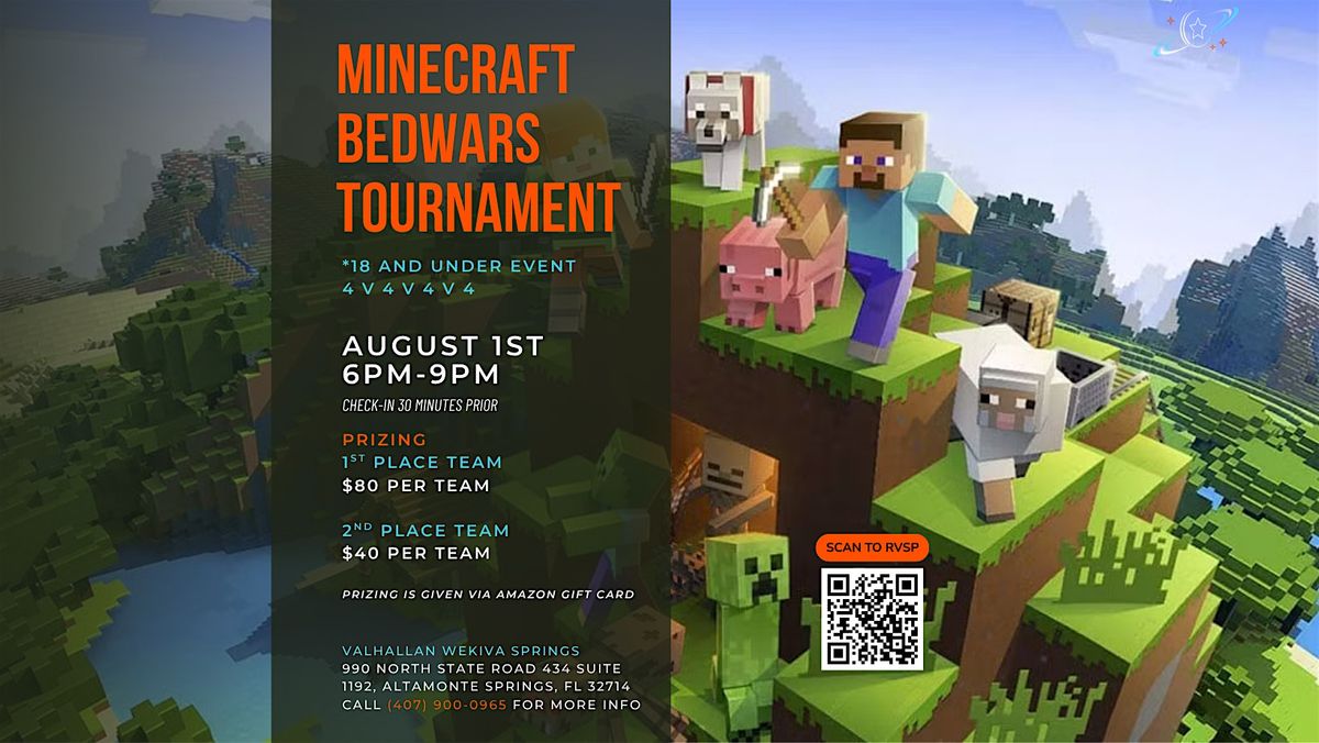 Minecraft Bedwars Cosmic Cup Tournament at Valhallan Esports