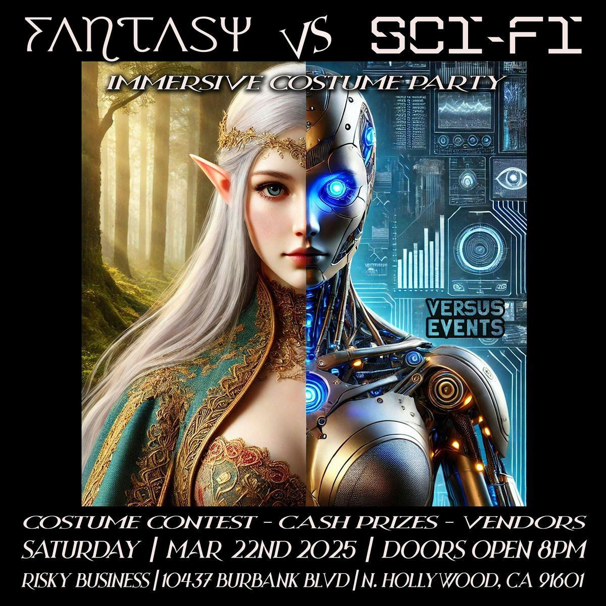 Versus Events Presents FANTASY VS SCI-FI Immersive Costume Party March 22nd