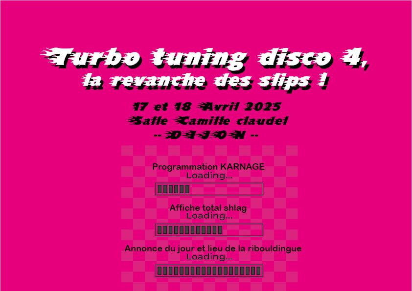 TURBO TUNING DISCO 4, la revanche des slips