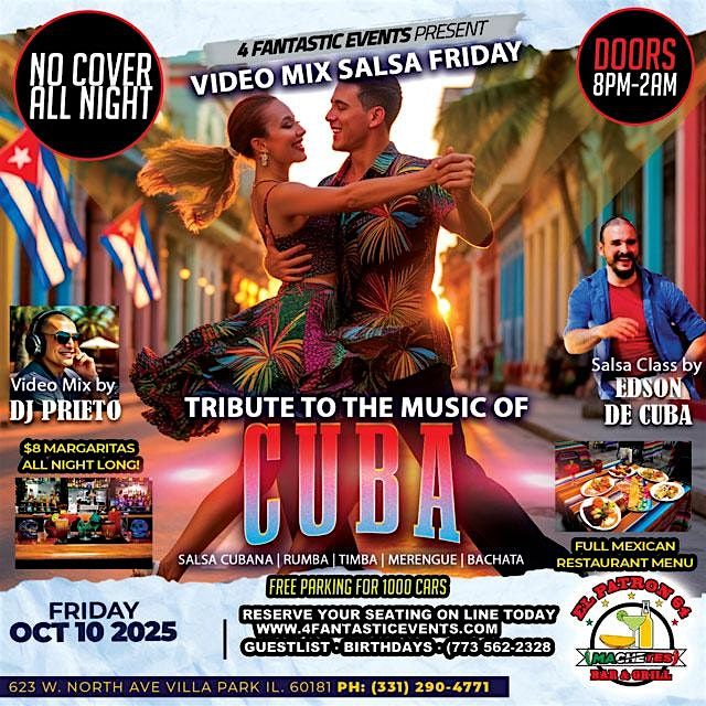 Tribute to the Music of Cuba \u2013 Salsa Friday @ El Patron 64