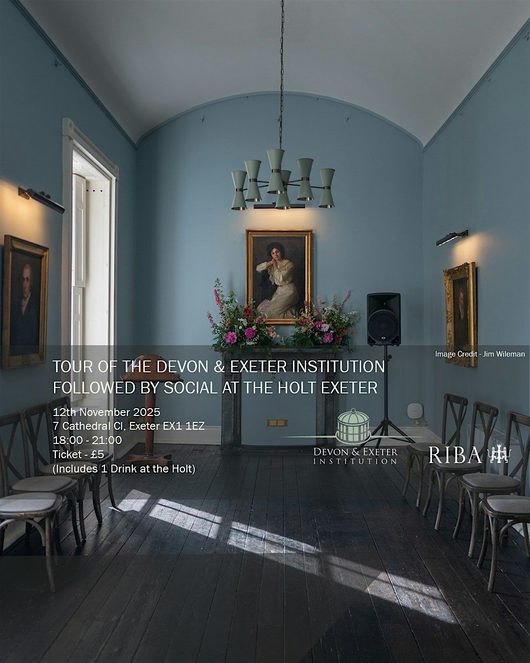 TOUR OF THE DEVON & EXETER INSTITUTION  FOLLOWED BY SOCIAL AT THE HOLT