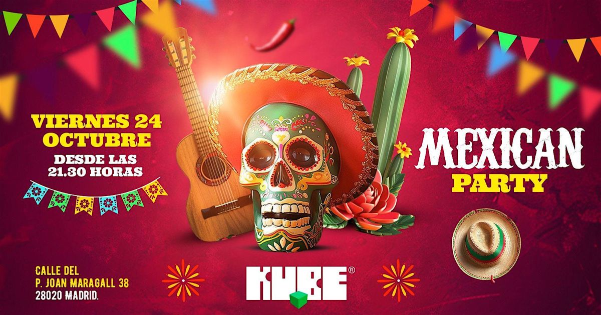 Fiesta mexicana con invitaci\u00f3n a catering y regalos
