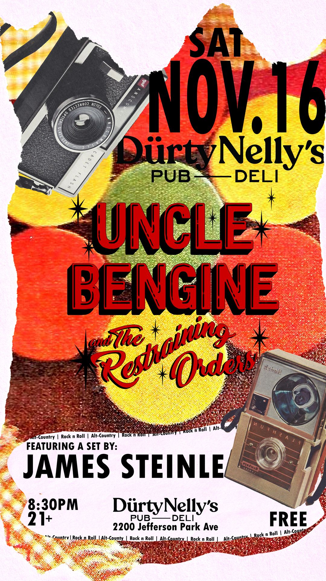 Uncle Bengine w\/James Steinle @ D\u00fcrty Nellys 