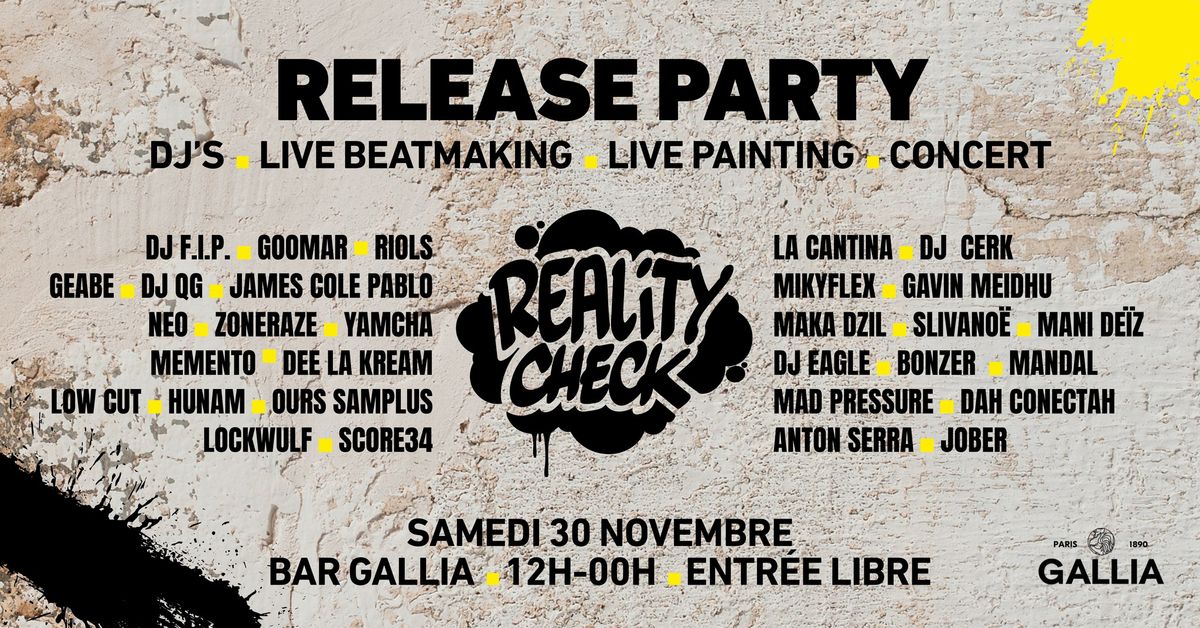 Reality Check - 15 Years Release Party