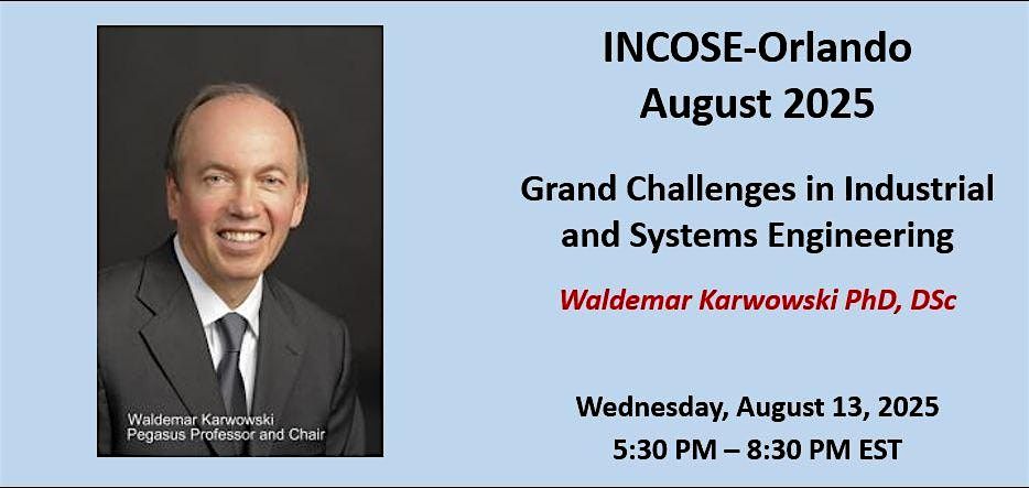 INCOSE Orlando Monthly Meeting - August 2025